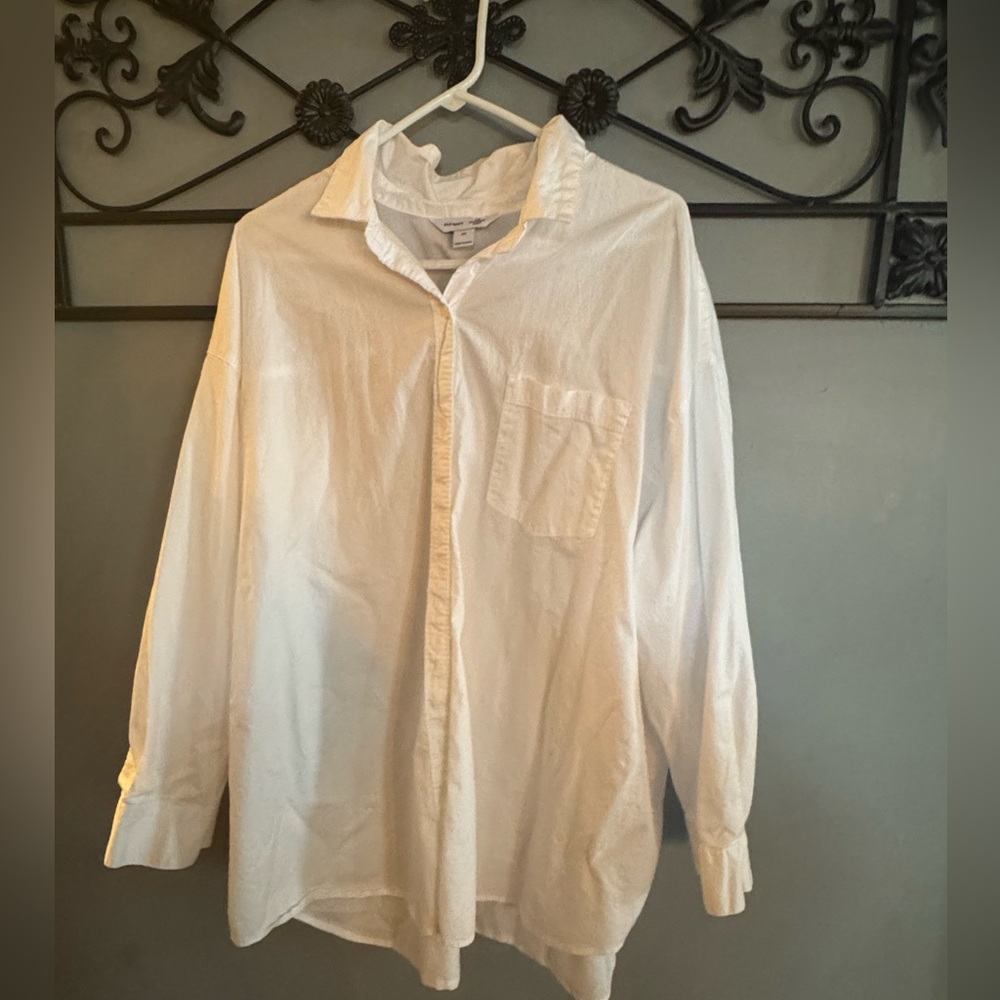 Classic White Women’s White Boyfriend Shirt